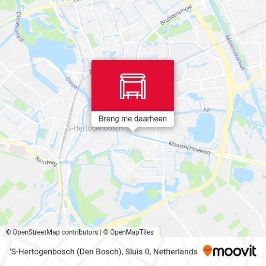 'S-Hertogenbosch (Den Bosch), Sluis 0 kaart