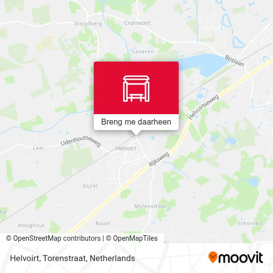 Helvoirt, Torenstraat kaart