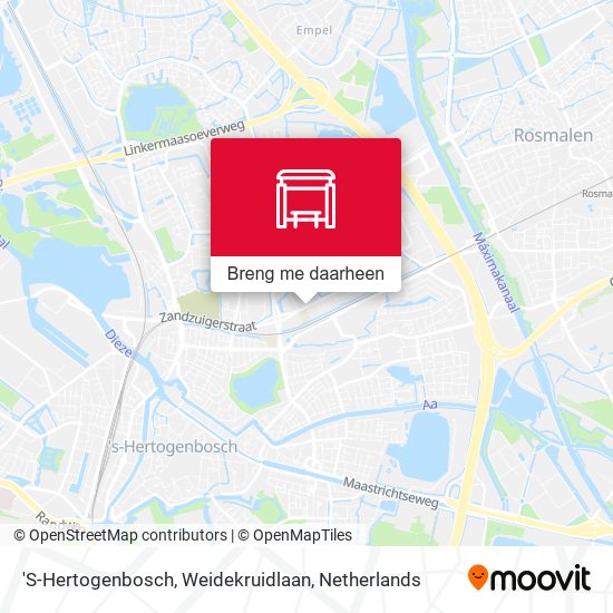 'S-Hertogenbosch, Weidekruidlaan kaart