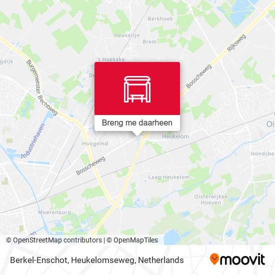 Berkel-Enschot, Heukelomseweg kaart