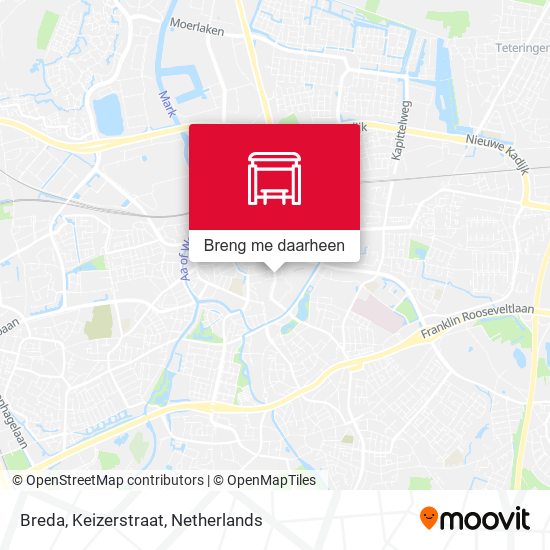Breda, Keizerstraat kaart