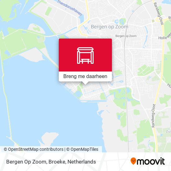 Bergen Op Zoom, Broeke kaart
