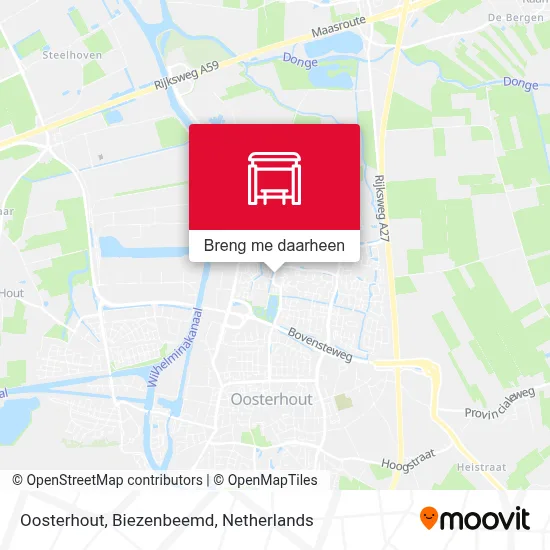 Oosterhout, Biezenbeemd kaart