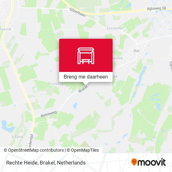 Rechte Heide, Brakel kaart