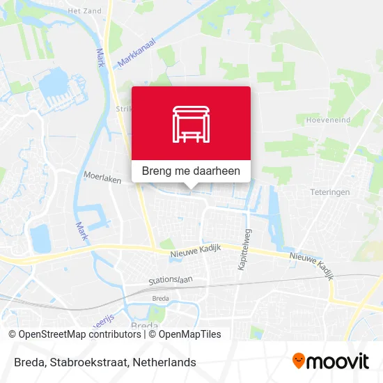 Breda, Stabroekstraat kaart