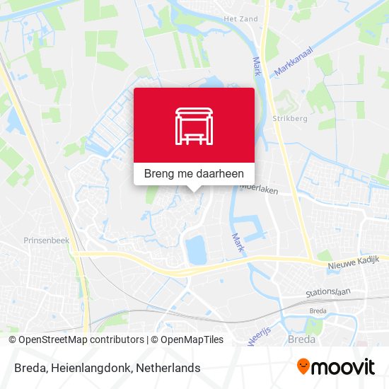 Breda, Heienlangdonk kaart