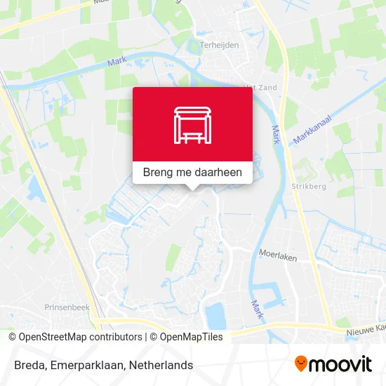 Breda, Emerparklaan kaart
