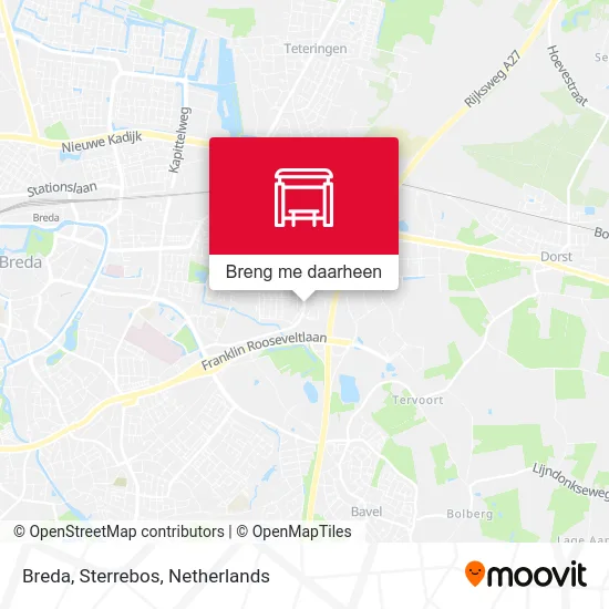 Breda, Sterrebos kaart