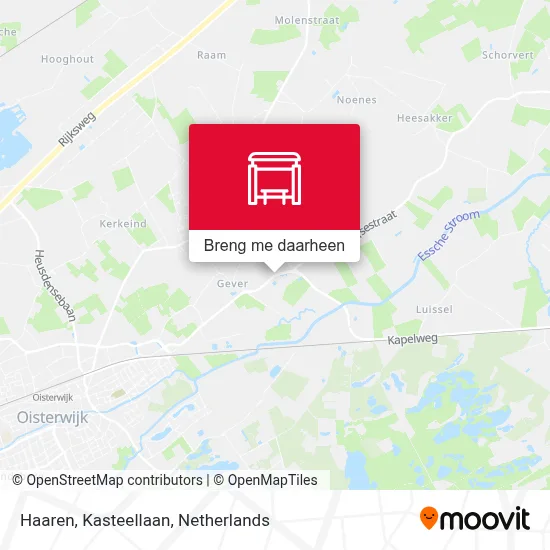 Haaren, Kasteellaan kaart