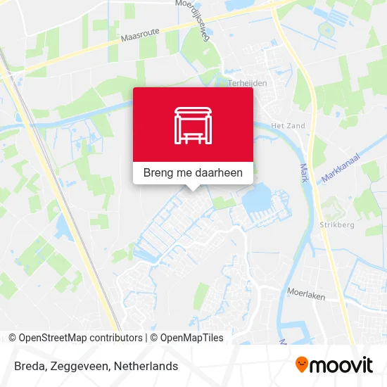Breda, Zeggeveen kaart
