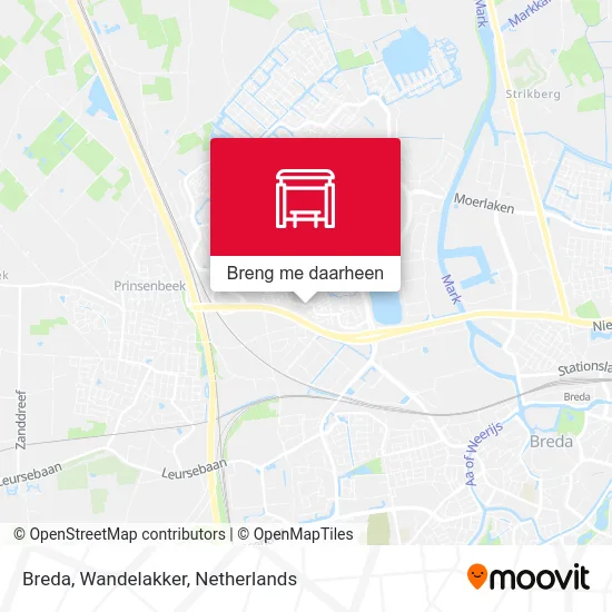Breda, Wandelakker kaart