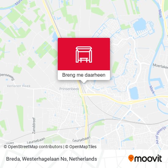 Breda, Westerhagelaan Ns kaart