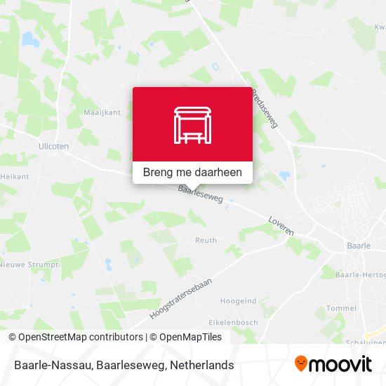 Baarle-Nassau, Baarleseweg kaart