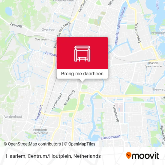 Haarlem, Centrum/Houtplein kaart