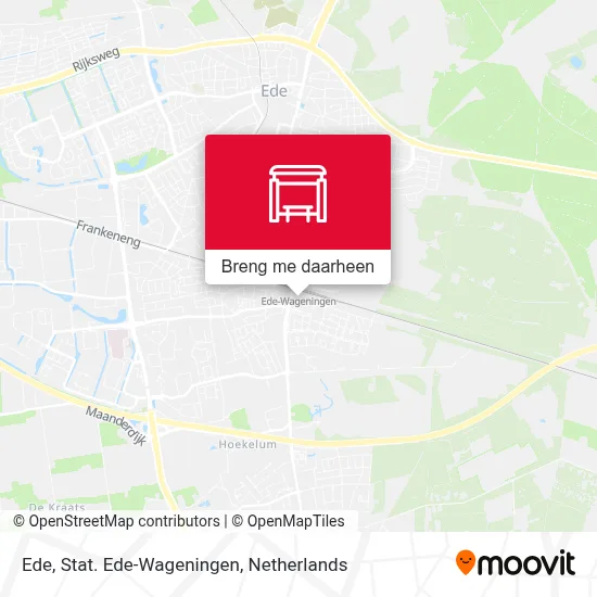Ede, Stat. Ede-Wageningen kaart