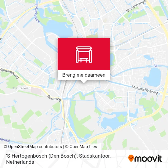 'S-Hertogenbosch (Den Bosch), Stadskantoor kaart