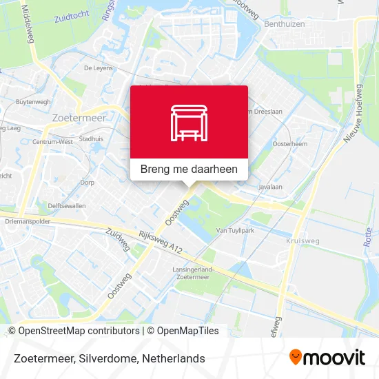 Zoetermeer, Silverdome kaart