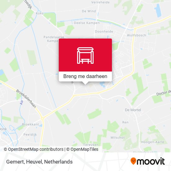 Gemert, Heuvel kaart