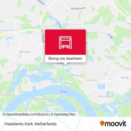 Haalderen, Kerk kaart
