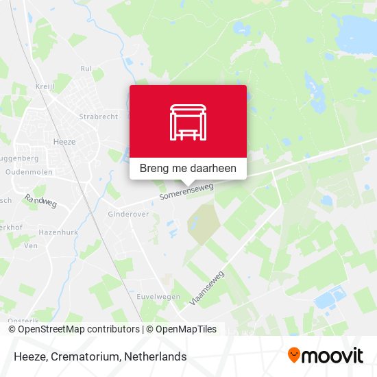 Heeze, Crematorium kaart
