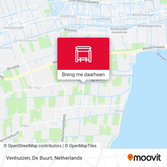 Venhuizen, De Buurt kaart