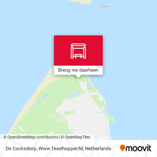 De Cocksdorp, Www.Texelhopper.Nl kaart