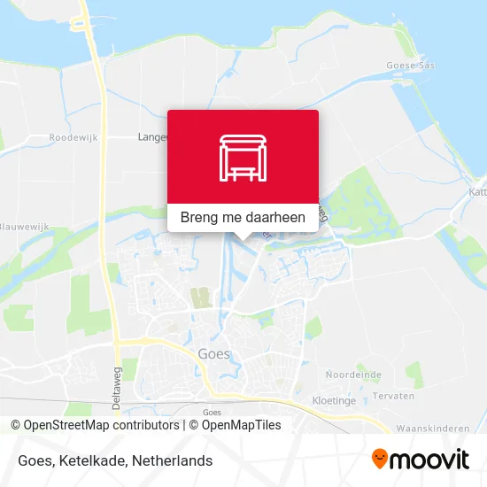 Goes, Ketelkade kaart