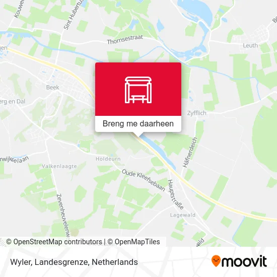 Wyler, Landesgrenze kaart