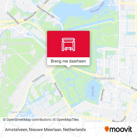 Amstelveen, Nieuwe Meerlaan kaart