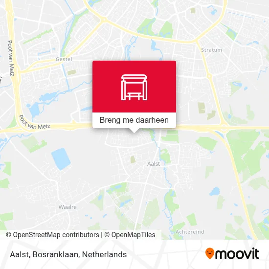 Aalst, Bosranklaan kaart