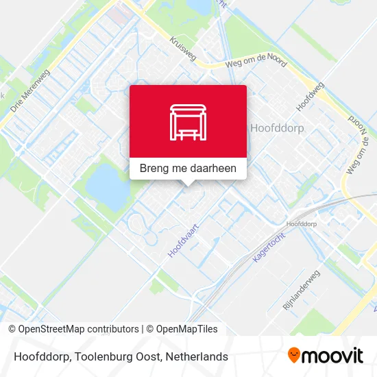 Hoofddorp, Toolenburg Oost kaart