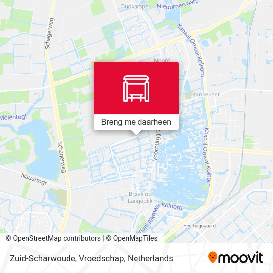 Zuid-Scharwoude, Vroedschap kaart