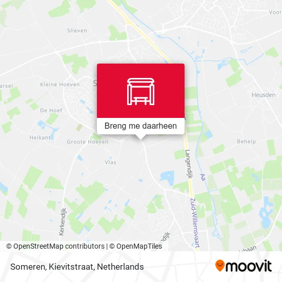 Someren, Kievitstraat kaart