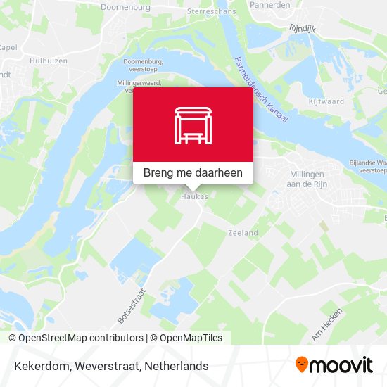 Kekerdom, Weverstraat kaart