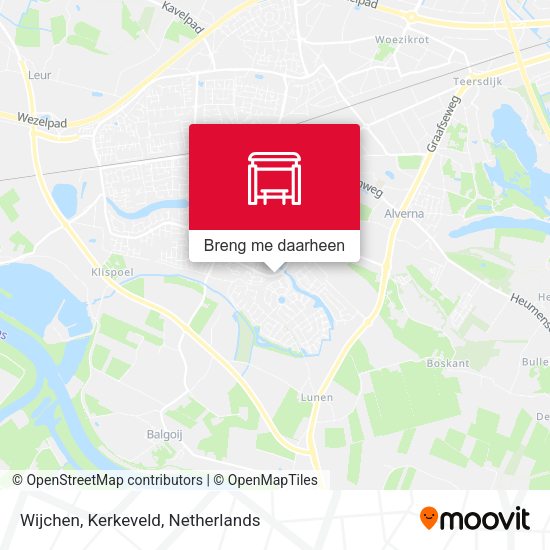 Wijchen, Kerkeveld kaart
