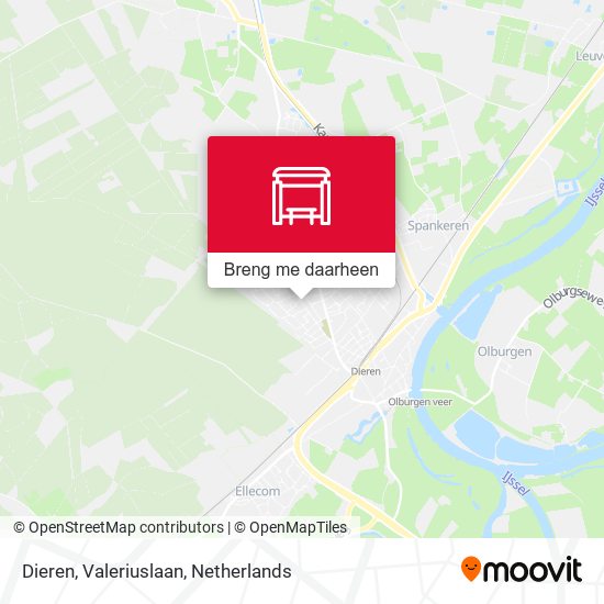 Dieren, Valeriuslaan kaart