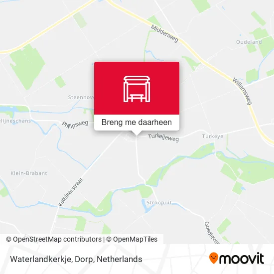 Waterlandkerkje, Dorp kaart