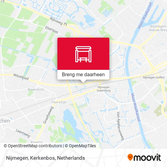 Nijmegen, Kerkenbos kaart