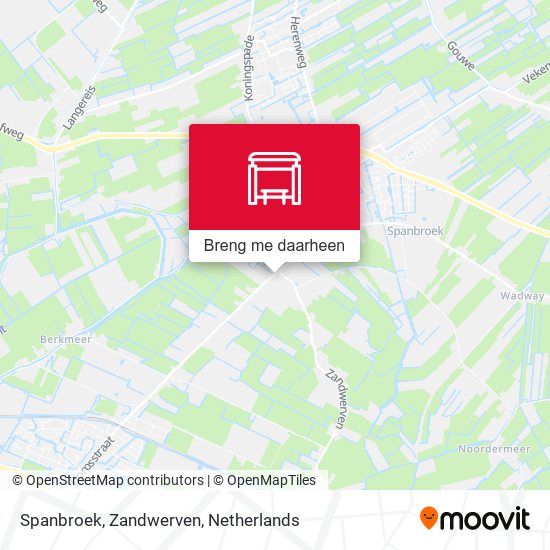 Spanbroek, Zandwerven kaart