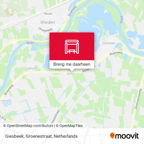 Giesbeek, Groenestraat kaart