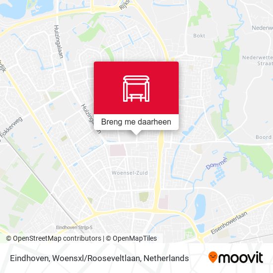 Eindhoven, Woensxl / Rooseveltlaan kaart
