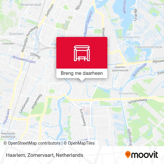 Haarlem, Zomervaart kaart