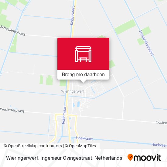 Wieringerwerf, Ingenieur Ovingestraat kaart