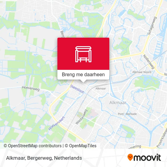 Alkmaar, Bergerweg kaart