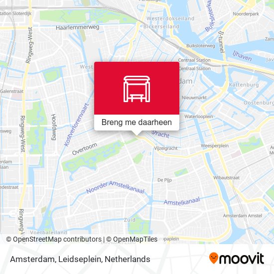 Amsterdam, Leidseplein kaart