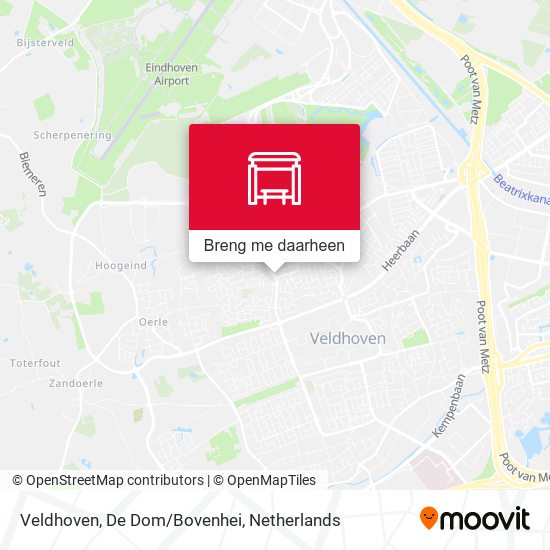 Veldhoven, De Dom/Bovenhei kaart