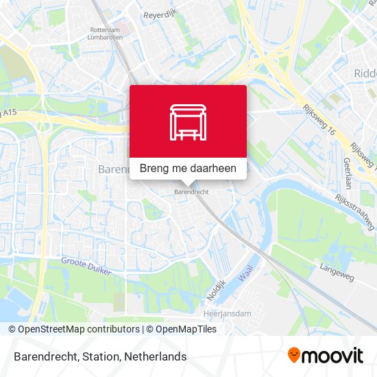 Barendrecht, Station kaart