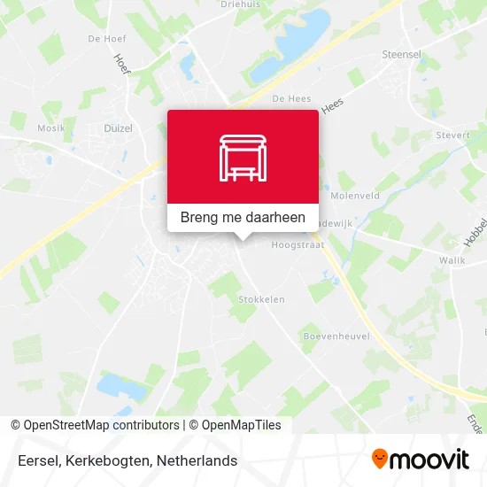 Eersel, Kerkebogten kaart