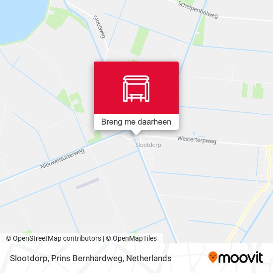 Slootdorp, Prins Bernhardweg kaart