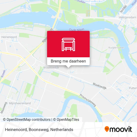 Heinenoord, Boonsweg kaart